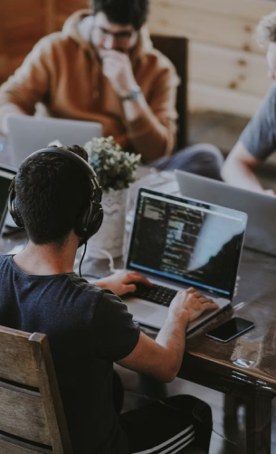 Skunk Devs development team working on secure software solutions and cybersecurity projects